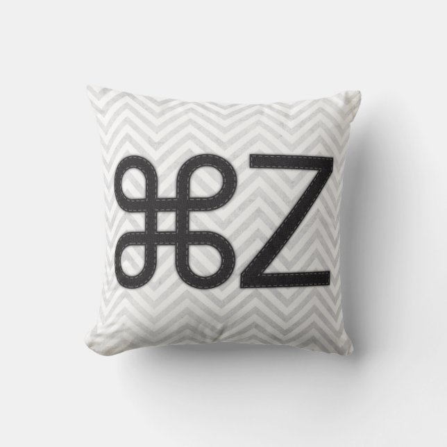Apple Z Mac Pillow ongedaan maken Kussen (Voorkant)