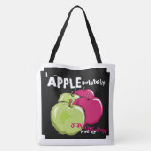 APPLEAbsoluut hou van mijn kleinkinderen Tote Bag (Achterkant)