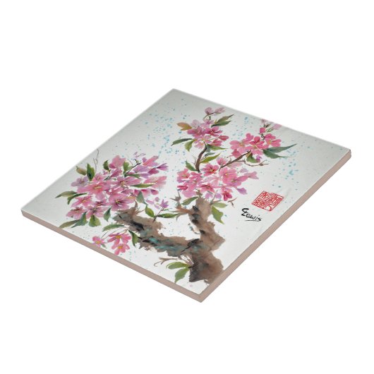 appleblos.jpg tegeltje (Zijkant)