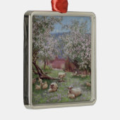 Appleblossom Metalen Ornament (Rechts)