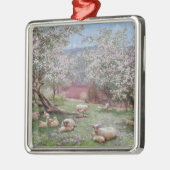 Appleblossom Metalen Ornament (Links)