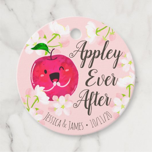 Appleet altijd na - Apple Pun Bedankjes Labels (Voorkant)