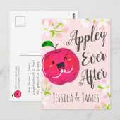 Appleet altijd na - Apple Pun Briefkaart (Voorkant / Achterkant)