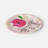 Appleet altijd na - Apple Pun Papieren Bordje (Gekanteld)