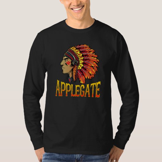 Applegate Tribe Native American Applegate Heritage T-shirt (Voorkant)