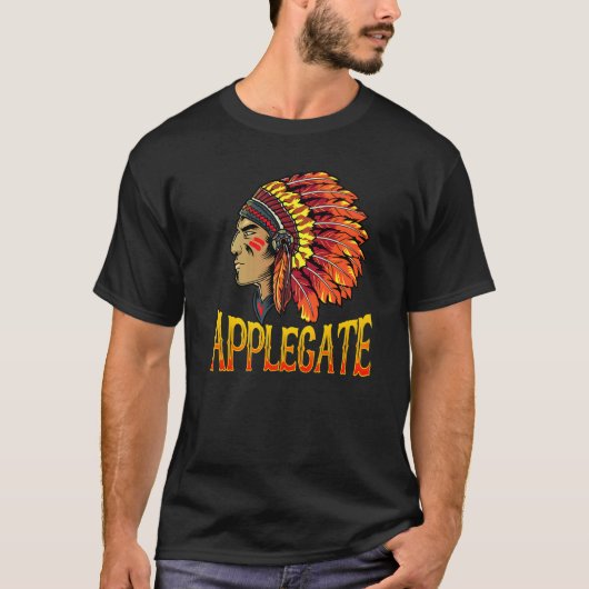 Applegate Tribe Native American Applegate Heritage T-shirt (Voorkant)