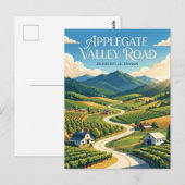 Applegate Valley Road USA Briefkaart (Voorkant / Achterkant)
