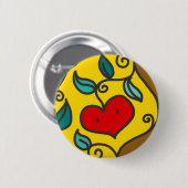 Applehart Button (Voorkant /achterkant)