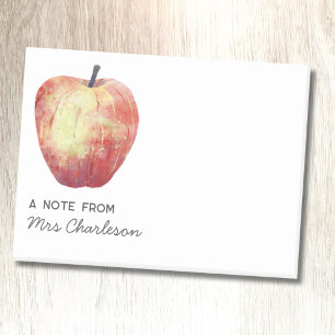 Appleleraar appreciatie gepersonaliseerd post-it® notes