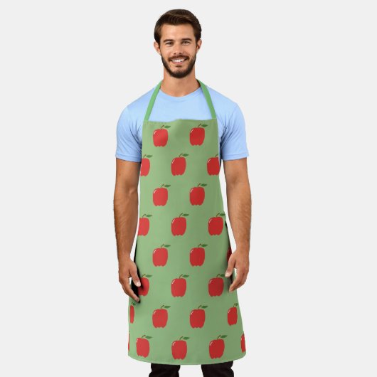Apples Apron Schort (Gedragen)