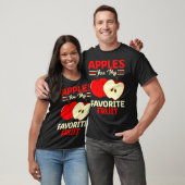 Apples Are My Favorite Fruit Cute Fruit Eater Bask T-shirt (Unisex)