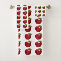 Apples Bath Towel Set