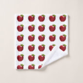 Apples Bath Towel Set Bad Handdoek (Wasdoekje)