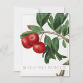 APPLES BIRTHDAY PARTY INVITATION FLAT KAART (Voorkant)