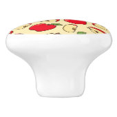 Apples Ceramic Knob. Keramische Knop (Zijkant)