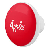 Apples Ceramic Knob. Keramische Knop (Rechts)