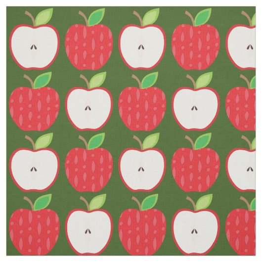 Apples Cute Teacher Stof (Swatch)