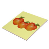 Apples Decorative Accent Tegel of Trivet Tegeltje (Zijkant)