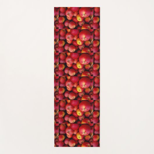 APPLES FLEECE YOGA MAT (Voorkant)