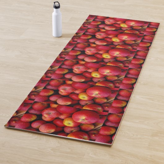 APPLES FLEECE YOGA MAT (In situ)