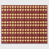 Apples for Teacher Appreciation Gift Wrap Cadeaupapier (Vlak)