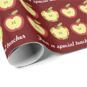 Apples for Teacher Appreciation Gift Wrap Cadeaupapier (Rol Hoek)