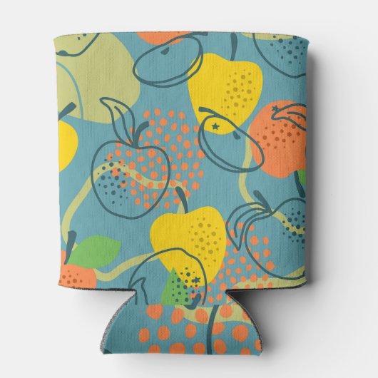 Apples Galore: print. Blikjeskoeler (Achterkant)