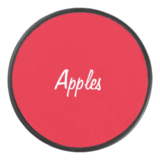 Apples Hockey Puck (Voorkant)
