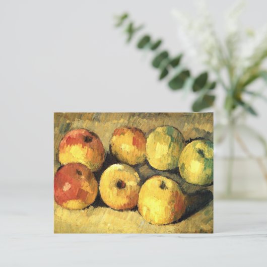 Apples  Impressionisme Cezanne Briefkaart (Staand voorkant)