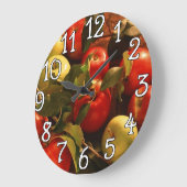 Apples Kitchen, Kantoor, Home Wall Clock Grote Klok (Hoek)