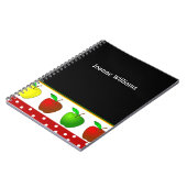 Apples-laptop voor leraren notitieboek (Linkerzijde)