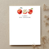 Apples leraar notitiekaartje