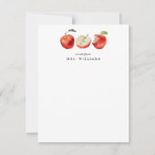 Apples leraar notitiekaartje (Voorkant)