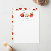 Apples leraar notitiekaartje (Voorkant / Achterkant in situ)