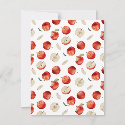 Apples leraar notitiekaartje (Achterkant)