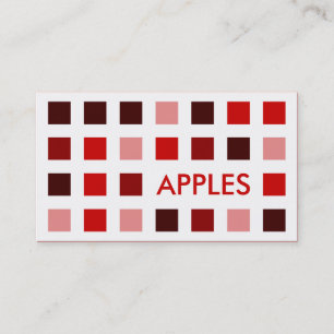 APPLES (moskeesvierkantjes) Visitekaartje