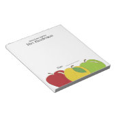 Apples Note for Teacher Notitieblok (Schuin)