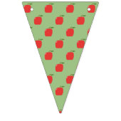 Apples Party Banner (Sage Groen & Rood) (Derde vlag)