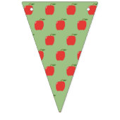 Apples Party Banner (Sage Groen & Rood) (Eerste vlag)
