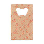 Apples Patroon Creditkaart Flessenopener (Achterkant)