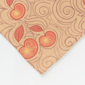 Apples Patroon Fleece Deken (Hoek)