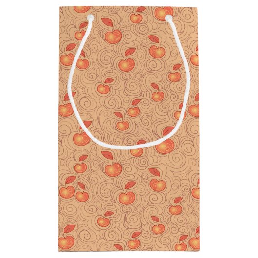 Apples Patroon Klein Cadeauzakje (Achterkant)