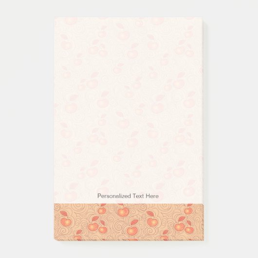 Apples Patroon Post-it® Notes (Voorkant)