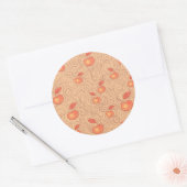 Apples Patroon Ronde Sticker (Envelop)