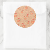 Apples Patroon Ronde Sticker (Tas)