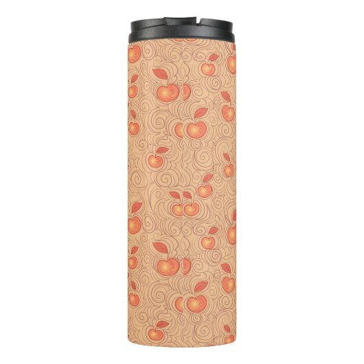 Apples Patroon Thermosbeker (Achterkant)