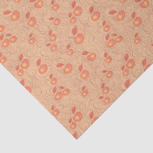 Apples Patroon Tissuepapier (Detail)