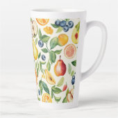 Apples Pears Blueberries Oranges Fruits Latte Mok (Rechts)