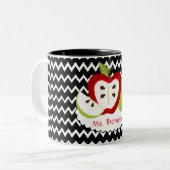 Apples Personalized Teacher Mok (Voorkant links)