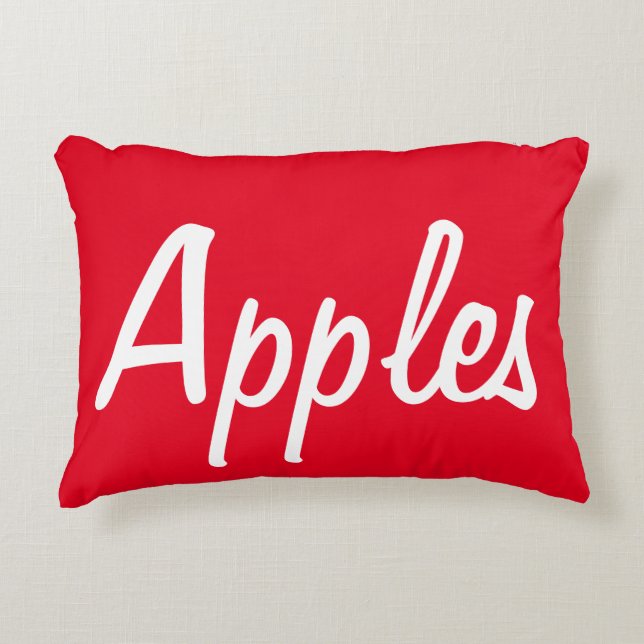 Apples Pillow Accent Kussen (Voorkant)